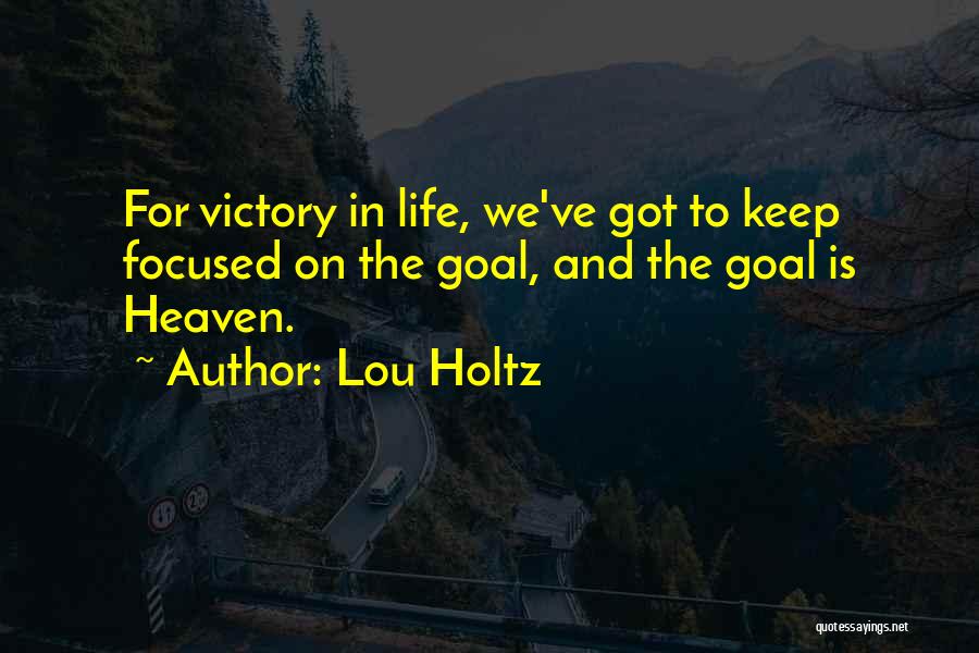 Vibrastrait Quotes By Lou Holtz