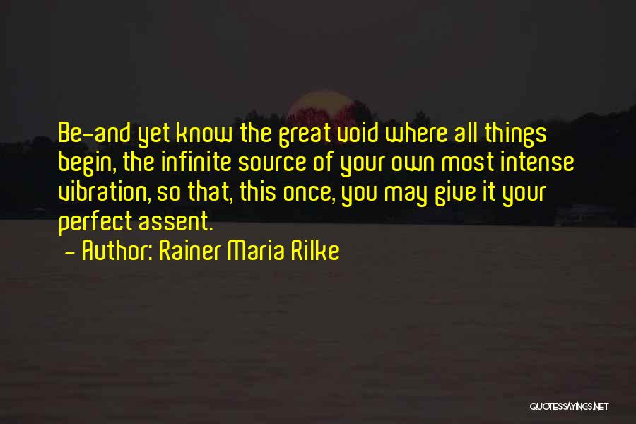 Vibration Quotes By Rainer Maria Rilke