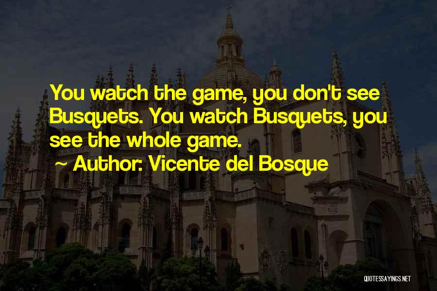 Vicente Del Bosque Quotes 223572