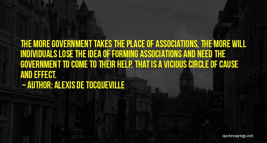 Vicious Circle Quotes By Alexis De Tocqueville