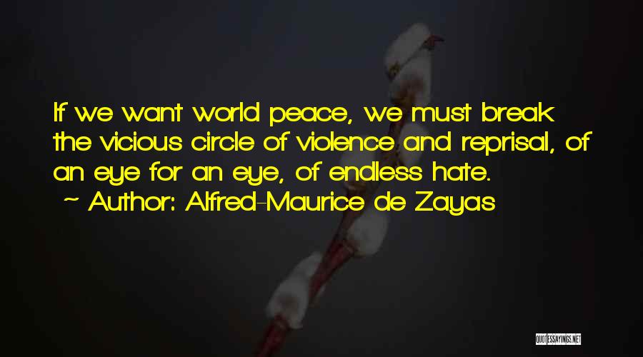 Vicious Circle Quotes By Alfred-Maurice De Zayas