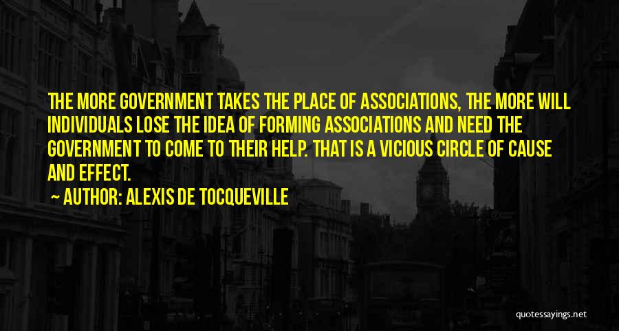 Vicious Circles Quotes By Alexis De Tocqueville