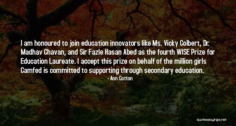 Vicky Quotes By Ann Cotton