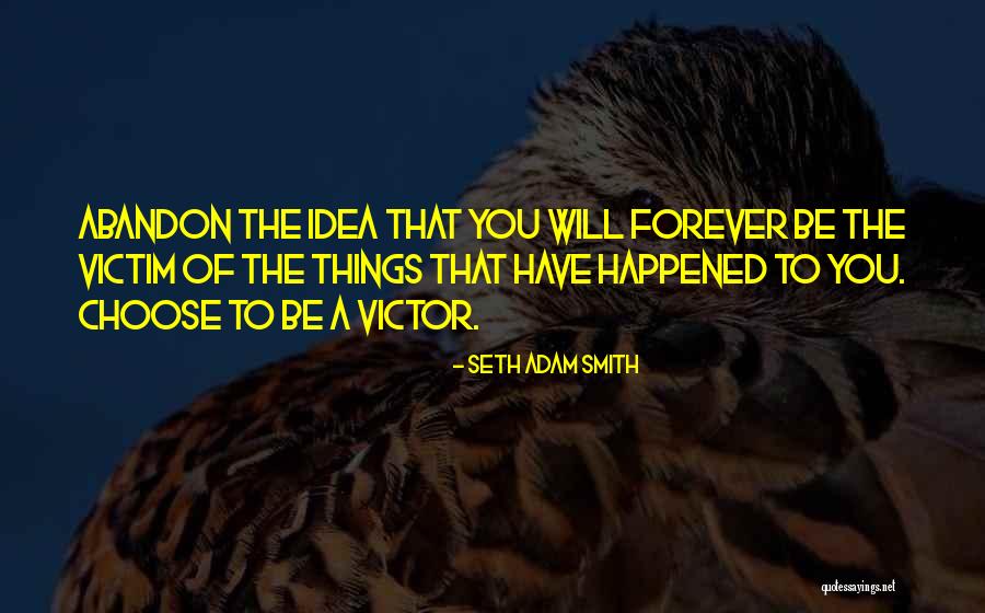 Victim Mentality Quotes By Seth Adam Smith