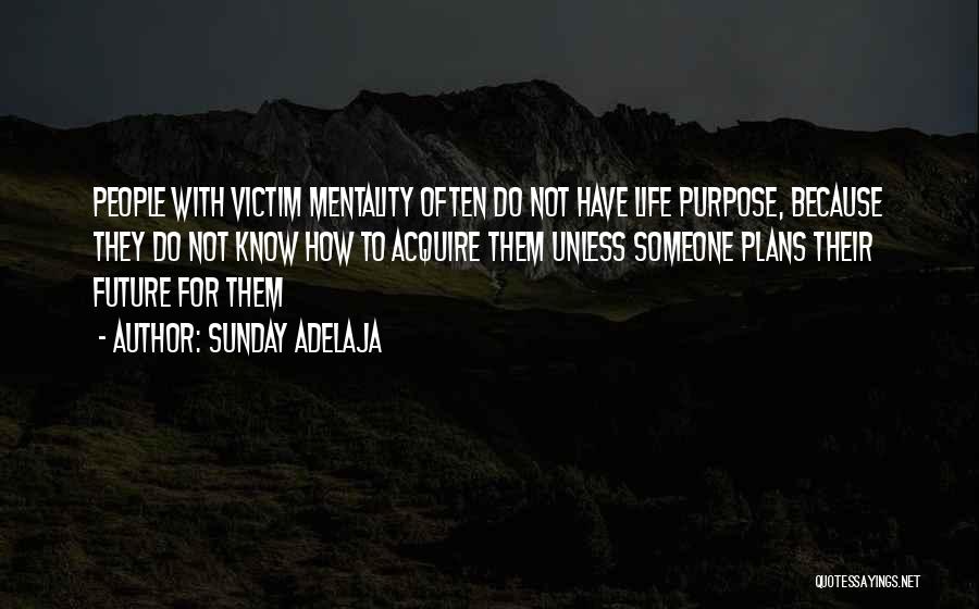 Victim Mentality Quotes By Sunday Adelaja