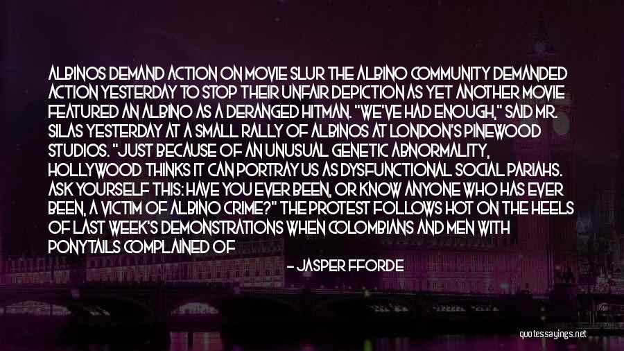 Victim Of Crime Quotes By Jasper Fforde