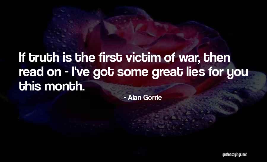 Victim Of Lies Quotes By Alan Gorrie