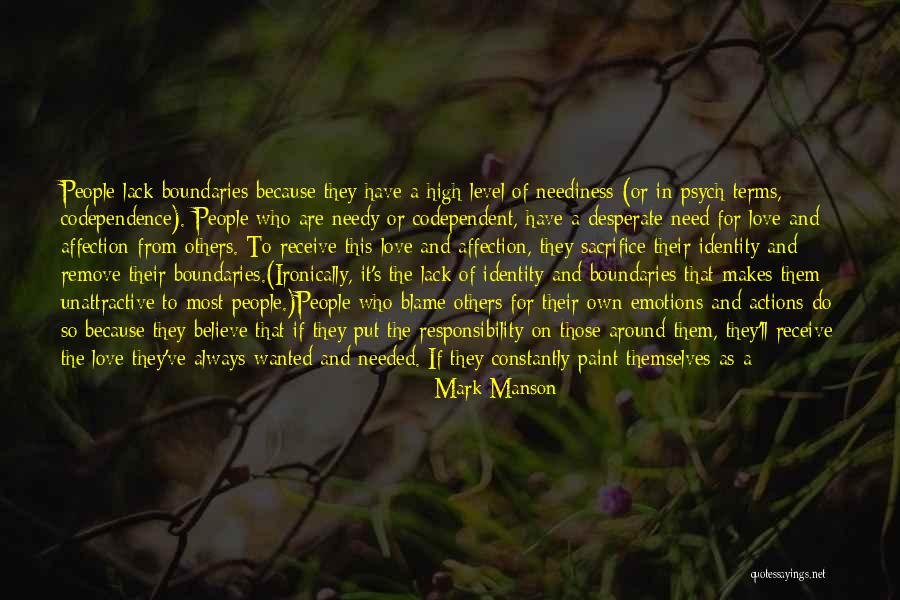 Victim Of Love Quotes By Mark Manson