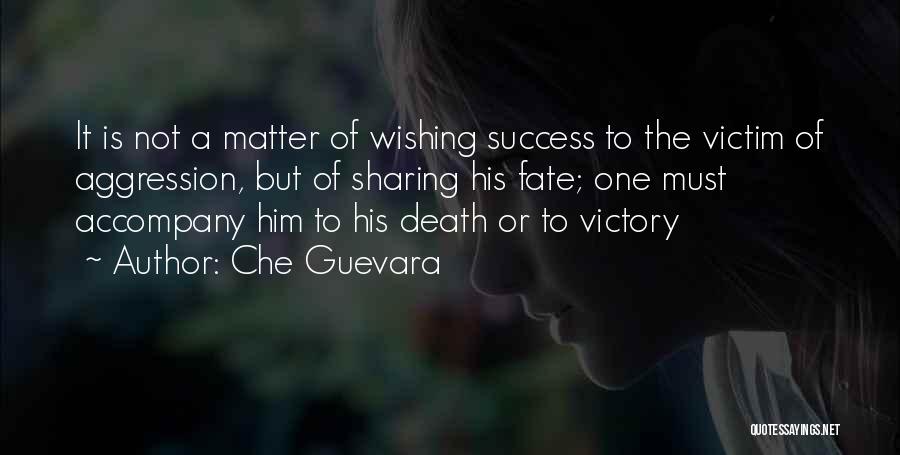 Victim Of Success Quotes By Che Guevara