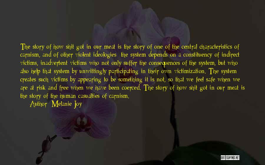 Victimization Quotes By Melanie Joy