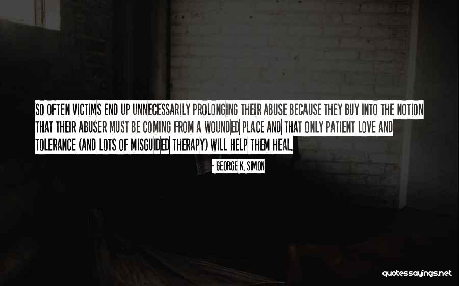 Victims Of Emotional Abuse Quotes By George K. Simon