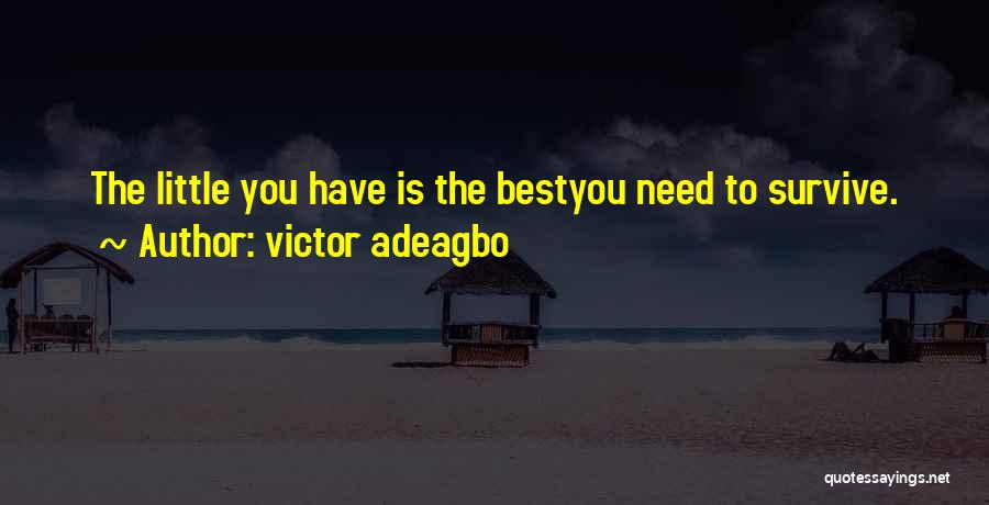 Victor Adeagbo Quotes 1299997