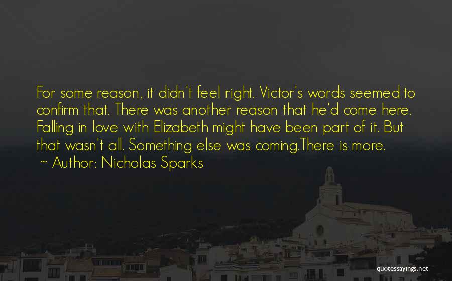 Victor And Elizabeth Quotes By Nicholas Sparks