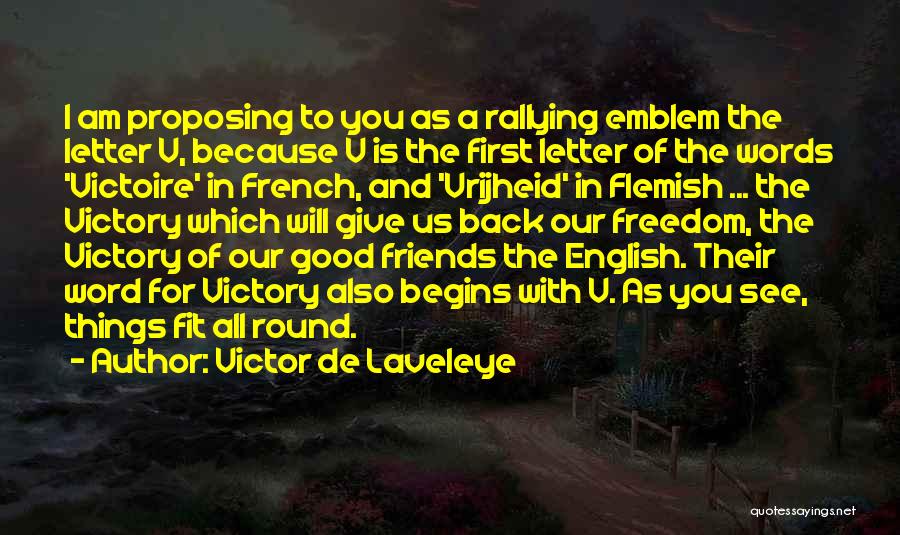 Victor De Laveleye Quotes 531221