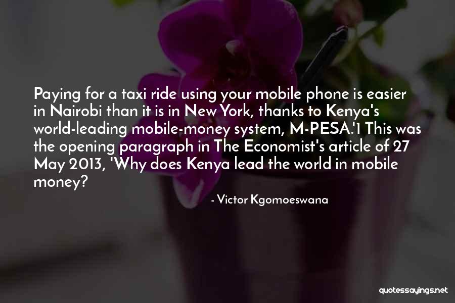 Victor Kgomoeswana Quotes 2202929