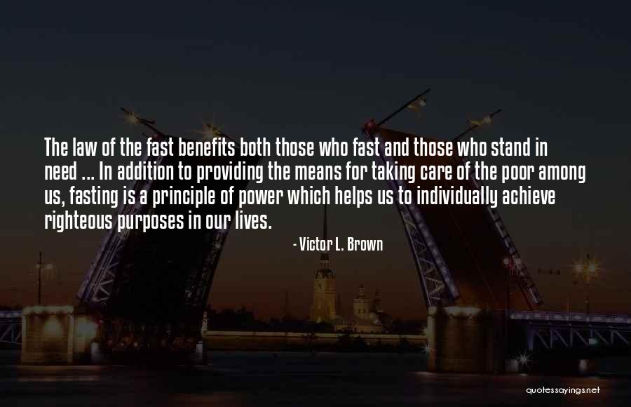 Victor L. Brown Quotes 1087842