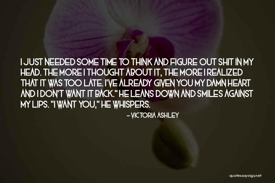 Victoria Ashley Quotes 1246717 Victoria Ashley Quotes 1246717