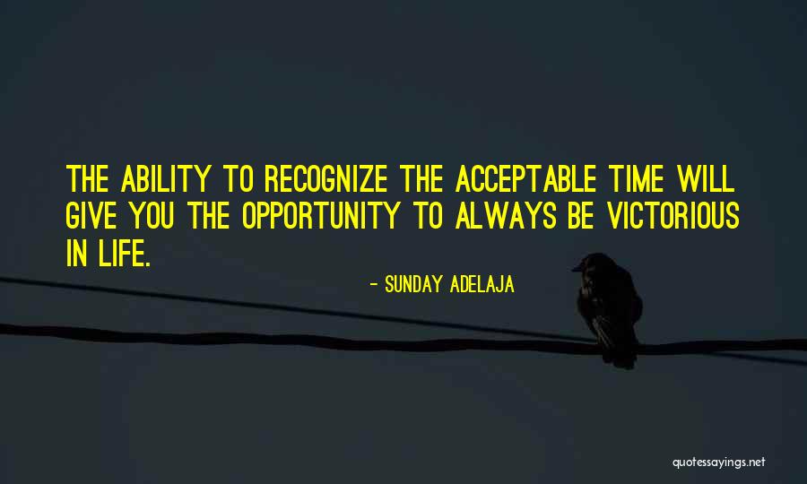 Victorious Life Quotes By Sunday Adelaja