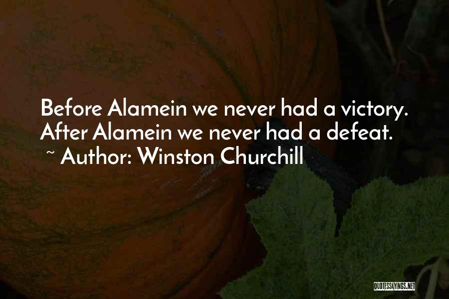 Victory After Defeat Quotes By Winston Churchill