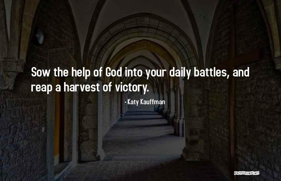 Victory And God Quotes By Katy Kauffman