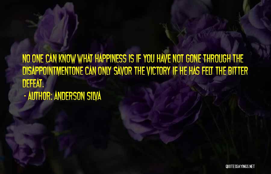 Victory And Happiness Quotes By Anderson Silva