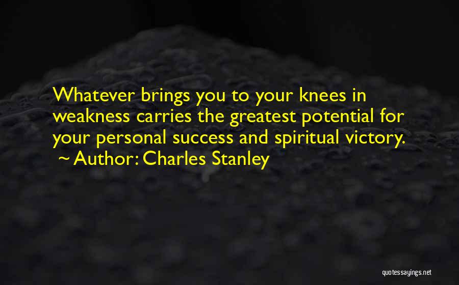 Victory And Success Quotes By Charles Stanley