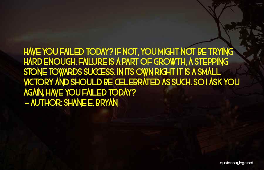 Victory And Success Quotes By Shane E. Bryan