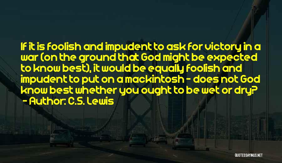 Victory God Quotes By C.S. Lewis