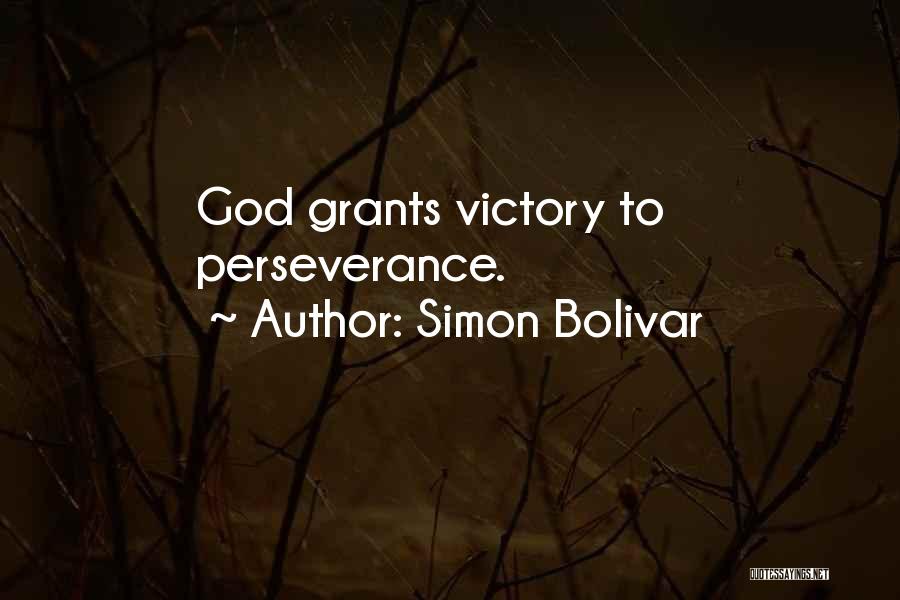 Victory God Quotes By Simon Bolivar