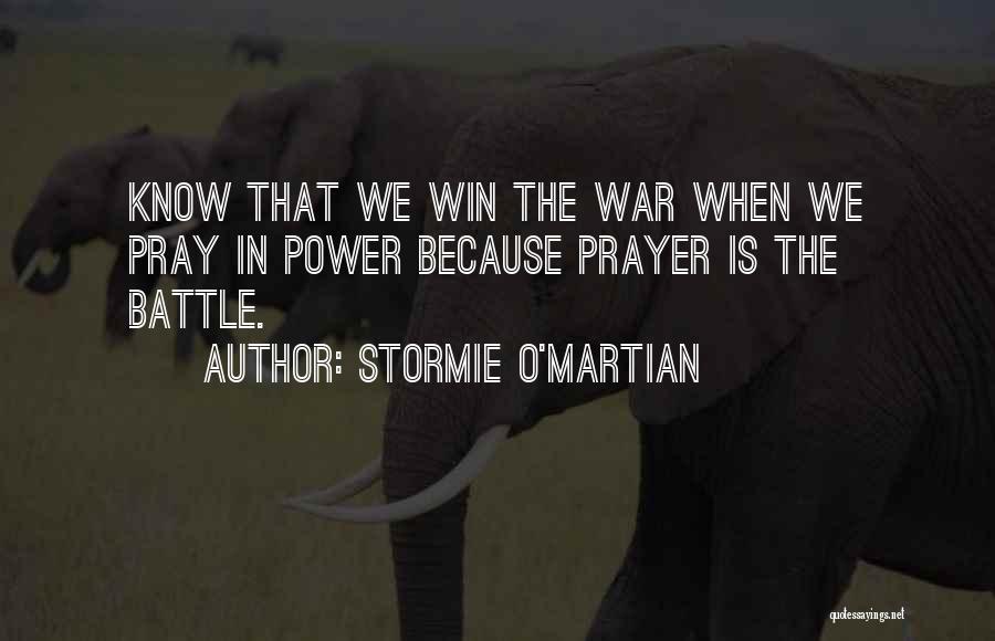 Victory In Battle Quotes By Stormie O'martian