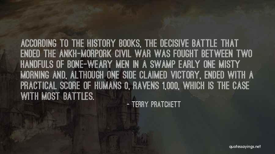 Victory In Battle Quotes By Terry Pratchett