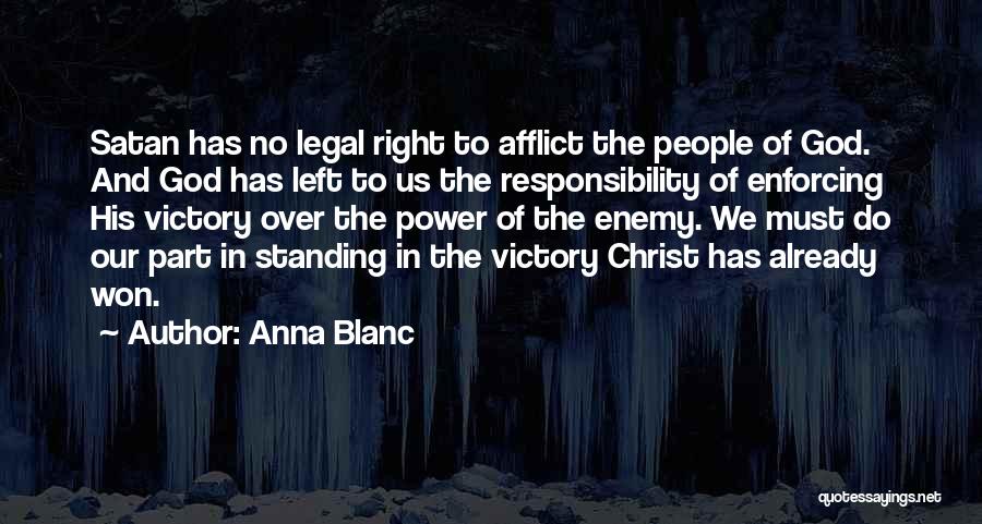 Victory In Christ Quotes By Anna Blanc