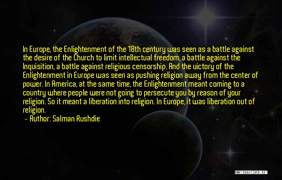 Victory In Europe Quotes By Salman Rushdie