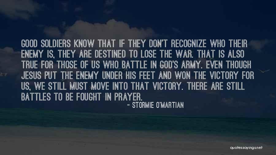 Victory In God Quotes By Stormie O'martian Victory In God Quotes By Stormie O'martian