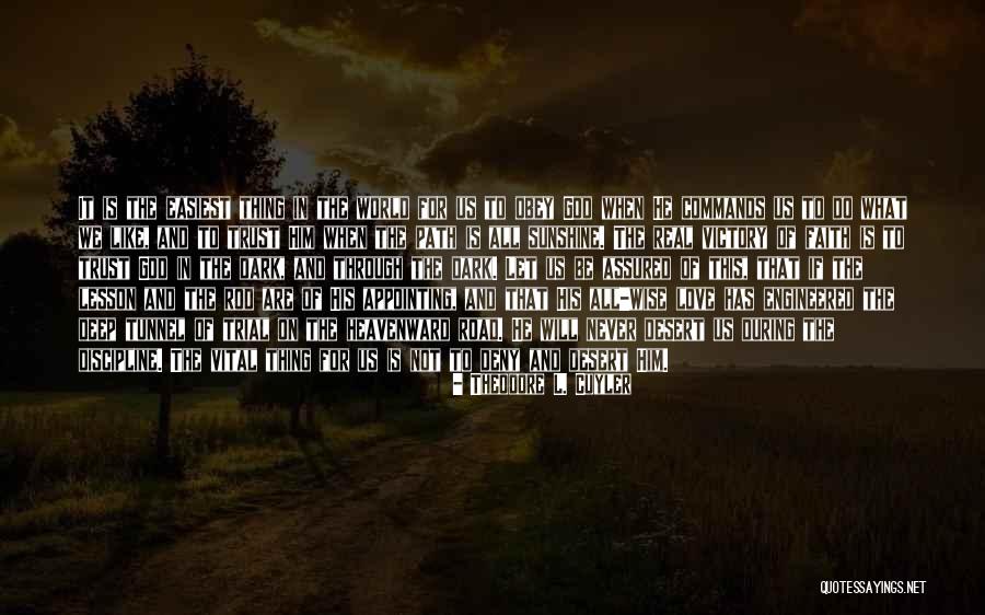 Victory In God Quotes By Theodore L. Cuyler Victory In God Quotes By Theodore L. Cuyler