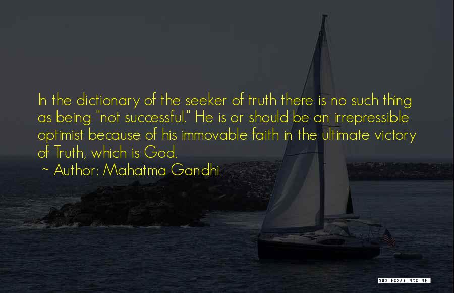 Victory Of Truth Quotes By Mahatma Gandhi