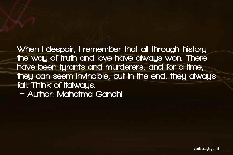 Victory Of Truth Quotes By Mahatma Gandhi