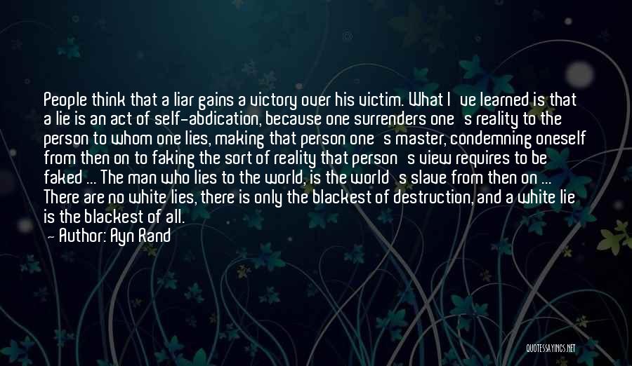 Victory Over Self Quotes By Ayn Rand