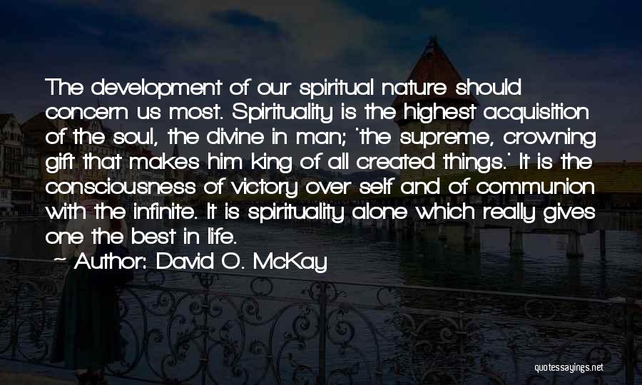 Victory Over Self Quotes By David O. McKay