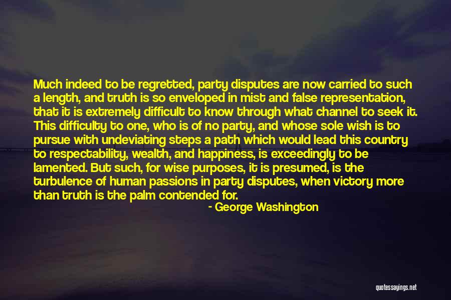 Victory Party Quotes By George Washington