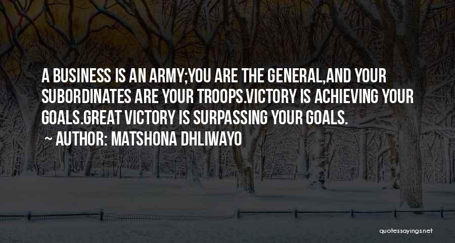 Victory Quotes Quotes By Matshona Dhliwayo