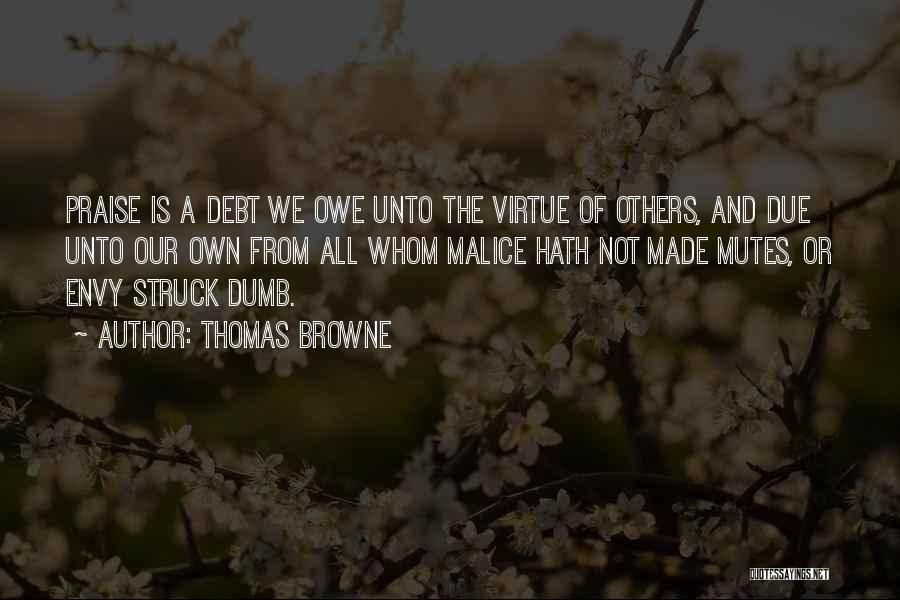 Vida Boheme Quotes By Thomas Browne
