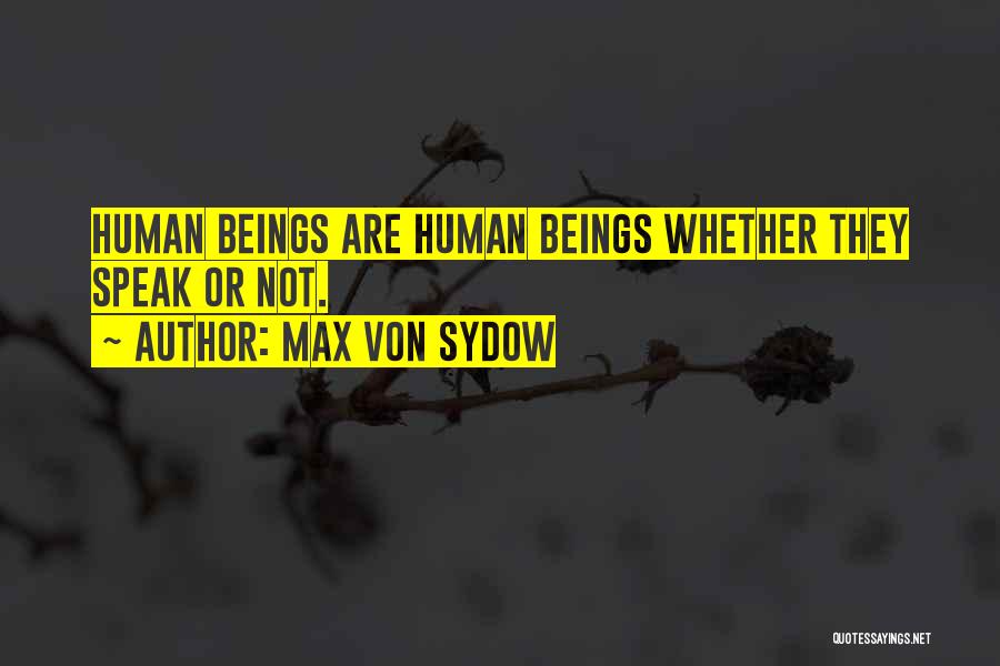 Vidas Robadas Quotes By Max Von Sydow