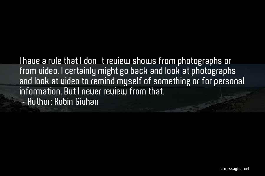 Video Quotes By Robin Givhan