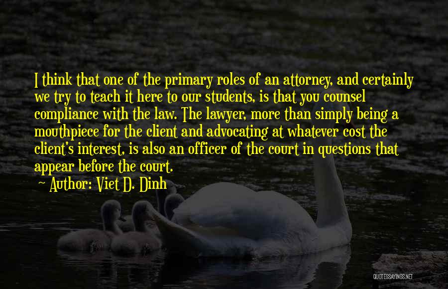 Viet D. Dinh Quotes 1149249