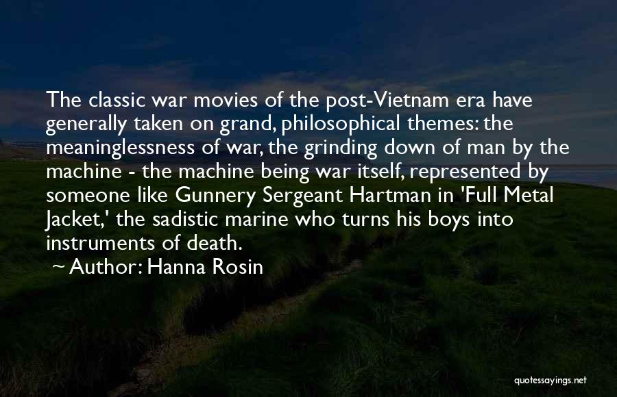 Vietnam War Death Quotes By Hanna Rosin