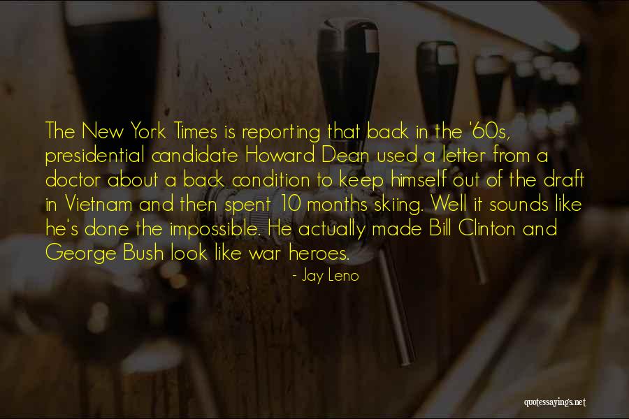 Vietnam War Draft Quotes By Jay Leno