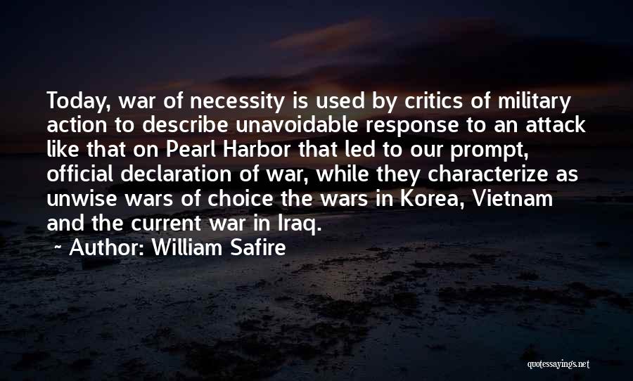 Vietnam War Military Quotes By William Safire