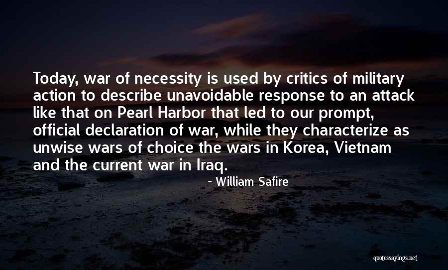 Vietnam War Military Quotes By William Safire