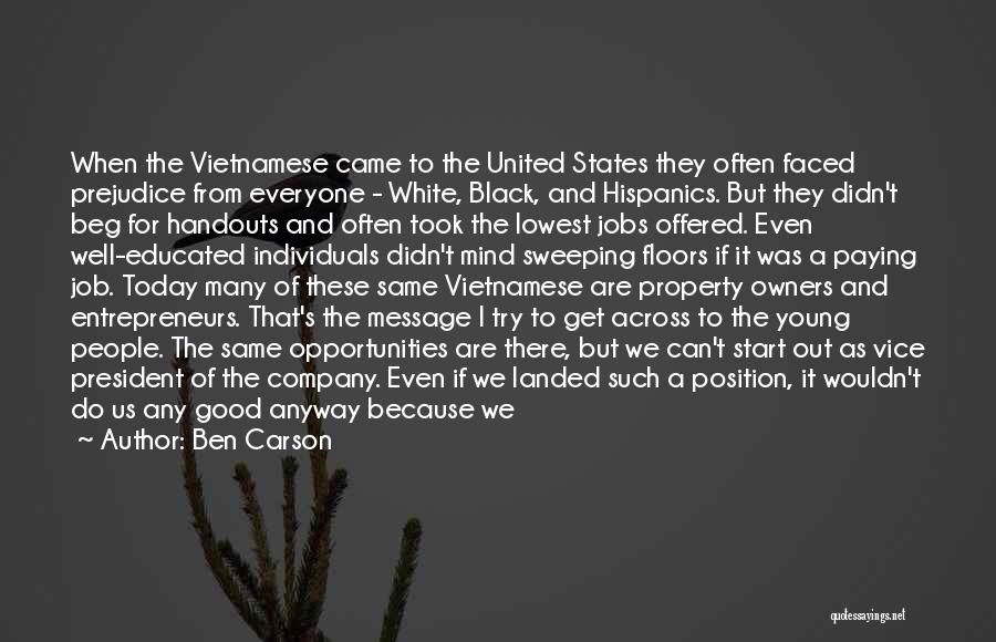 Vietnamese Quotes By Ben Carson